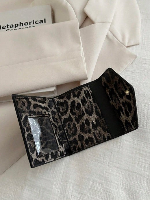 Shein Women's Fashionable Tri-Fold Wallet -.