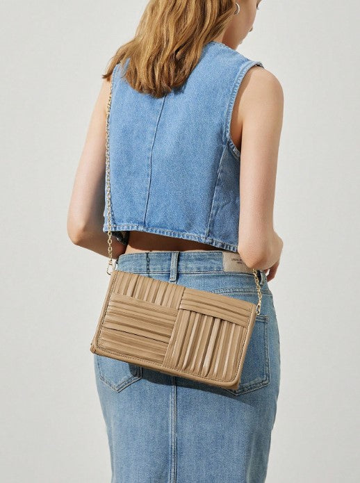 Shein Women Clutch Travel Commute Work Elegance Exquisite Textures Bag -.