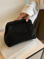 Shein Women's Rhinestone Decor Fashion Clutch Bag -.
