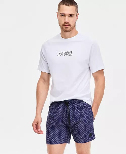BOSS Sun Protection Logo T-Shirt, XL -.