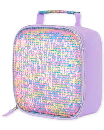 Ch. Place Girls Metallic Sequin Lunchbox  +