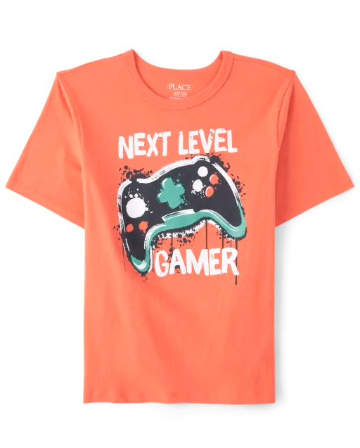 Ch. Place Boys Gamer Graphic Tee, 10-12T +