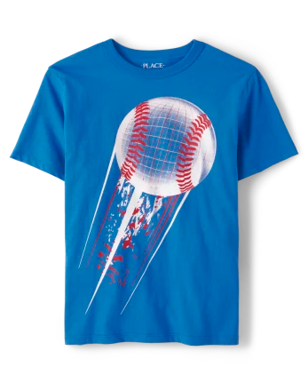 Ch. Place Boys Baseball Graphic Tee, 7-8T +