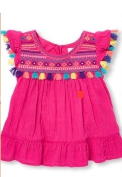 Ch. Place Baby Girl Ruffle Dress, 12-18M */