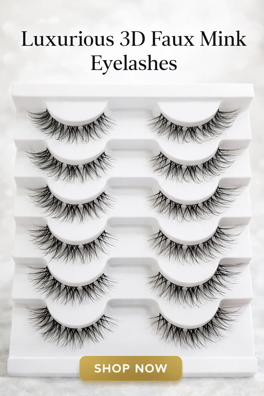 Shein 10Pairs of Iconic Volume Faux Mink Lashes, Code: Y2017 +