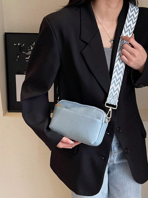 Shein Mini Minimalist Plain Crossbody Bag -.