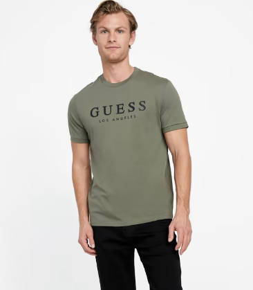 Guess Kirk Logo Crew Tee, L*/