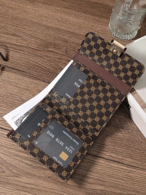 Shein Fashion Coin Pocket Small Bifold Slim Women Wallet -.