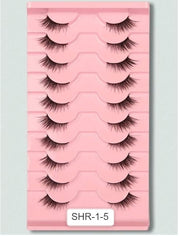 Shein 10pairs Natural Crossed Eyelashes With Cat Eye Effect, SHR-1-5 +