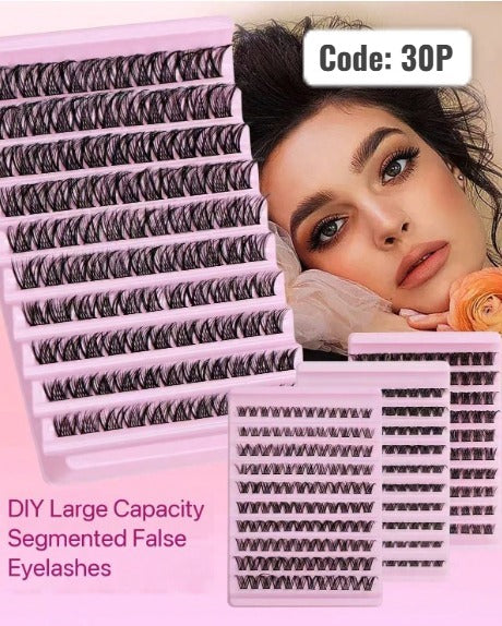 Shein DIY Lash Extension Kit With Tools - 10 Pairs Of Segment Lashes, Code: 30P +