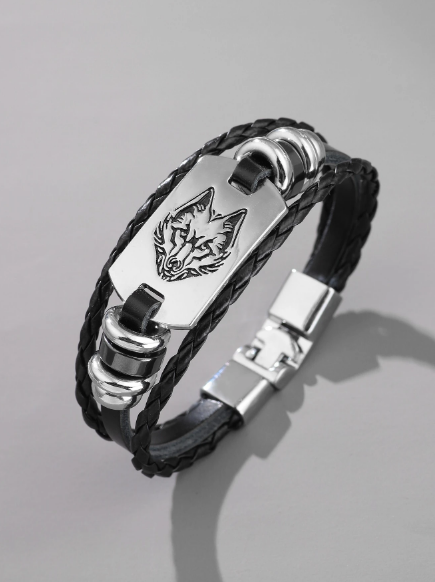 Fashionable and Popular Men Animal Pattern Bracelet