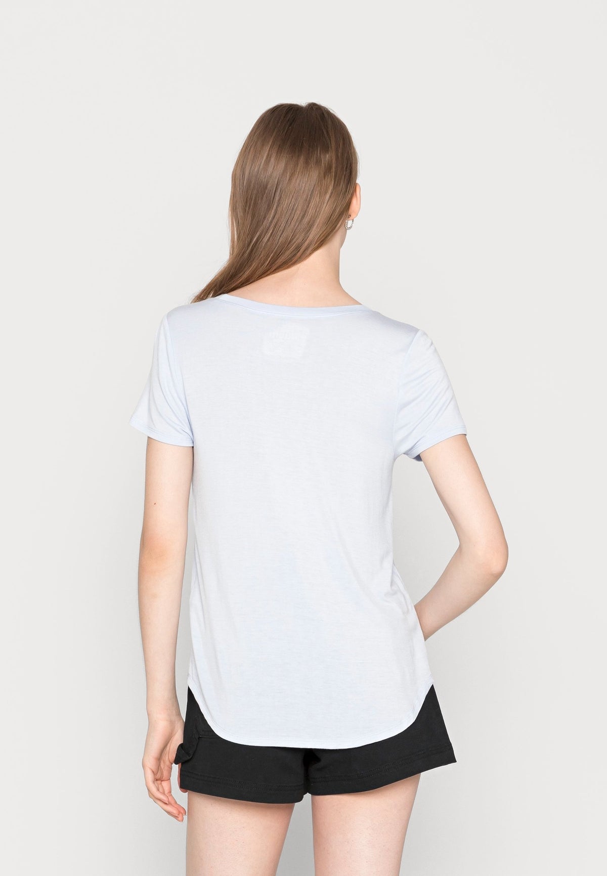 Women's Hollister Co. Purple Graphic Print Crew Neck T-Shirt
