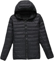 Aéropostale Women Duck Down Hooded Puffer Jacket, XL +