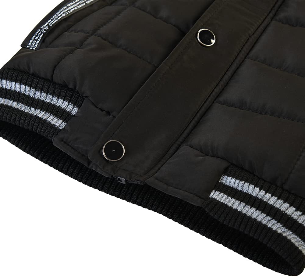 Toddler Boys' Warm Winter Down Parka Coat with Fur Hood