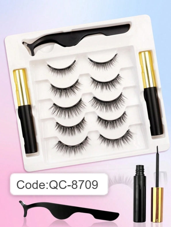 Shein Magnetic Eyelashes with Eyeliner Kit, Code: QC-8709 +