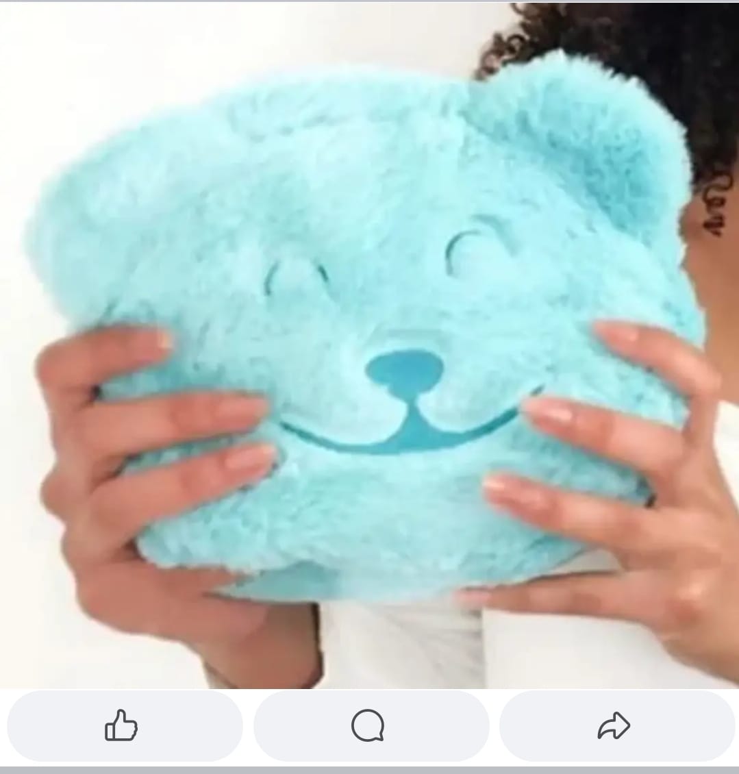 Sugar Bear Hair Fur Cosmetics Bag +