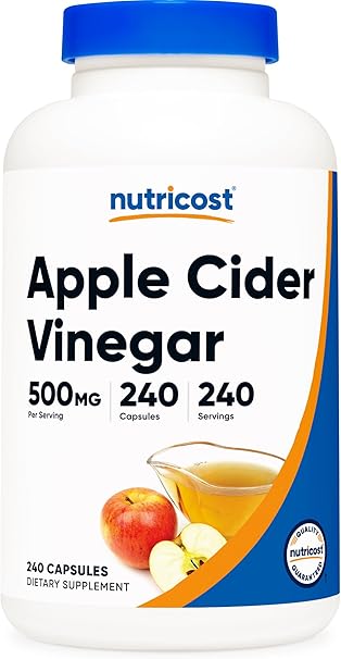 Nutricost Apple Cider Vinegar, 500mg