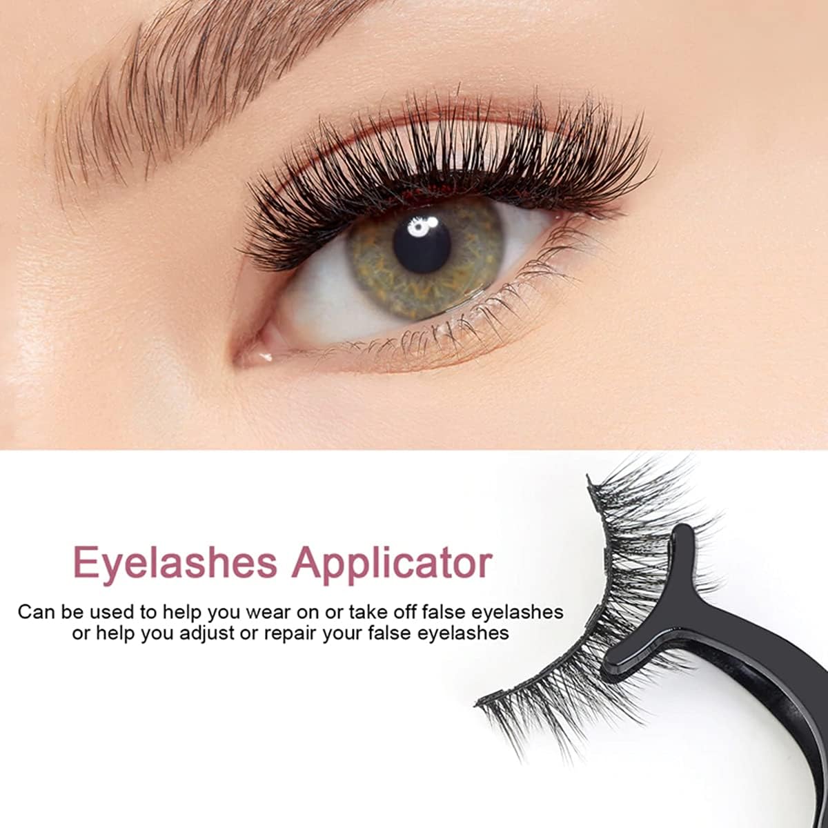 Shein Magnetic Eyelashes Kit with Eyeliner - 10 Pairs Magnetic False Lashes, Code: 10-K3 +
