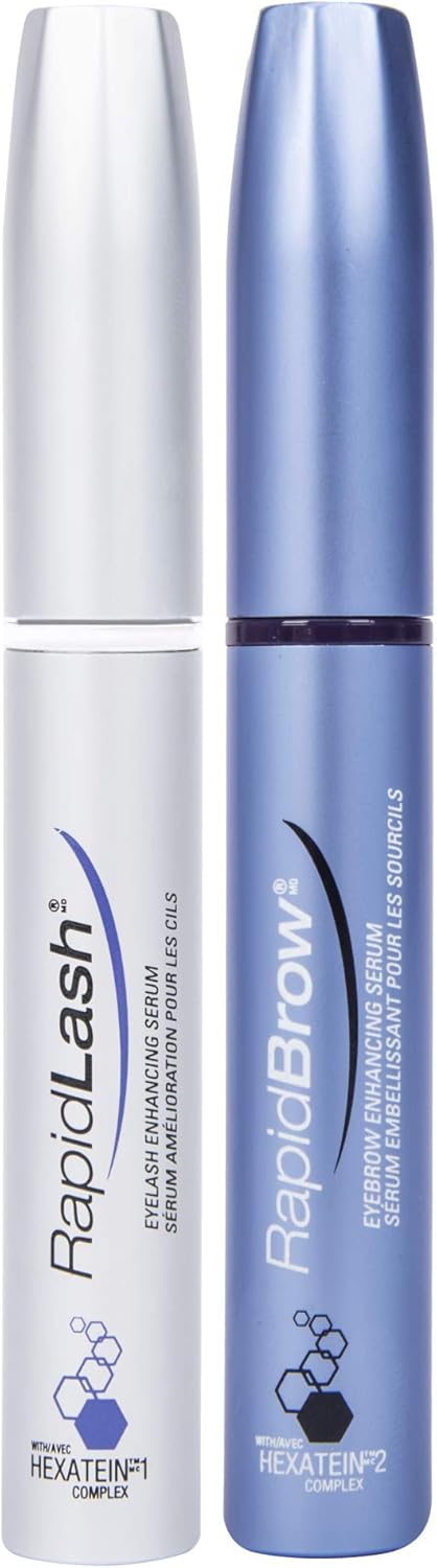 RapidLash RapidBrow Eyelash Enhancing Serum & Eyebrow Enhancing Serum 2-Pack, 1.5 ML +