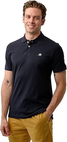 Aeoropostale Men's 100% cotton-Regular-Logo Piqué Polo-Short Sleeves Shirt, XXL /