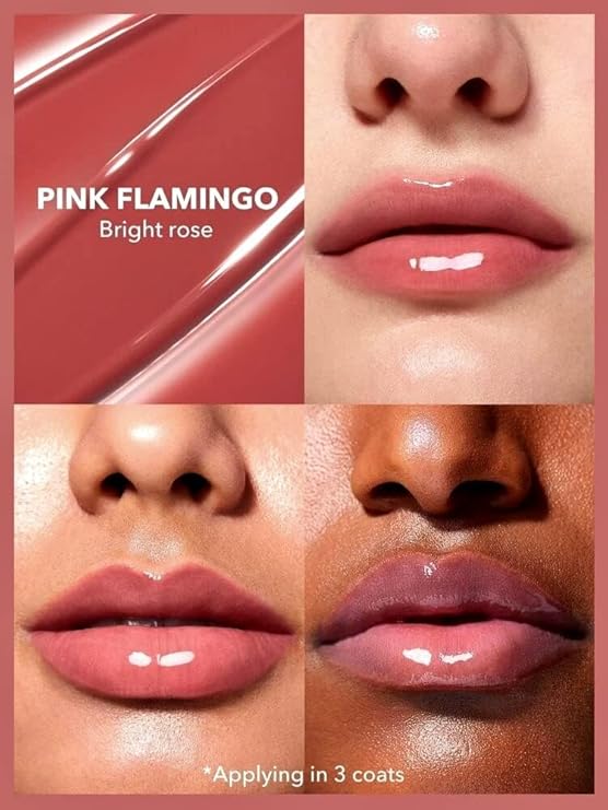 Sheglam Pout-Perfect Shine Lip Plumper- Pink Flamingo -.