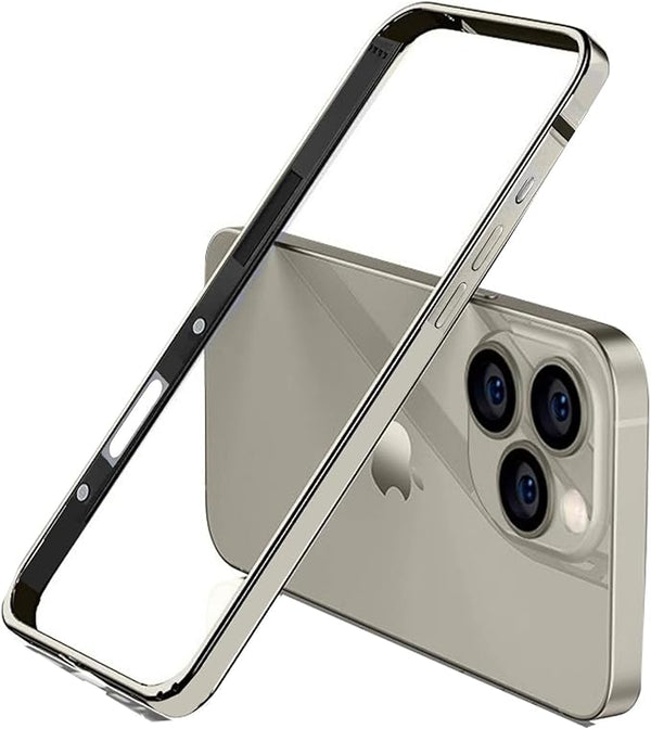 Aluminum Frame Metal Bumper Frame Slim Hard Case Cover for iPhone16 ProMax +
