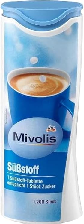 Mivolis Diet Sugar Zero Calorie Sweetener 1200 Tablets /