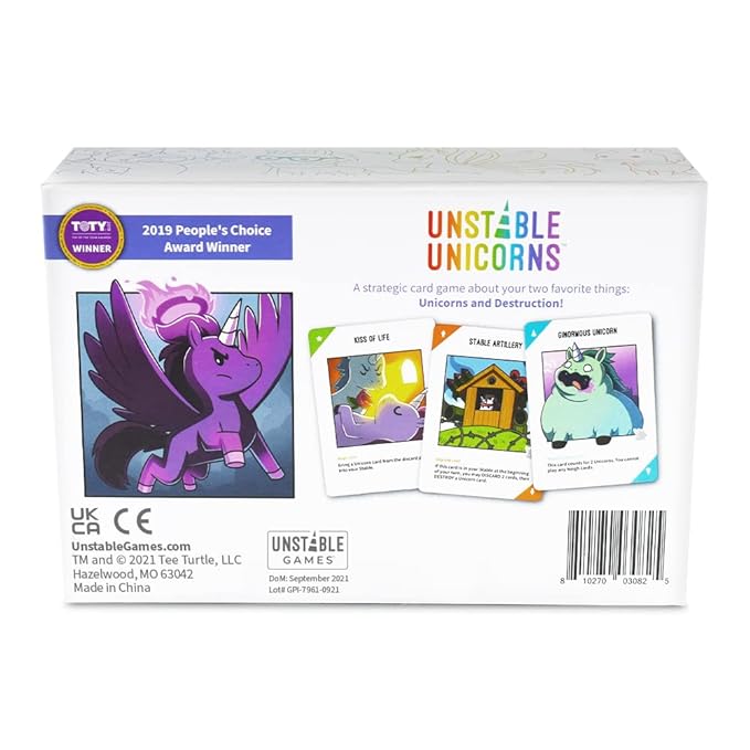 Unstable Unicorns Base Game Card  +