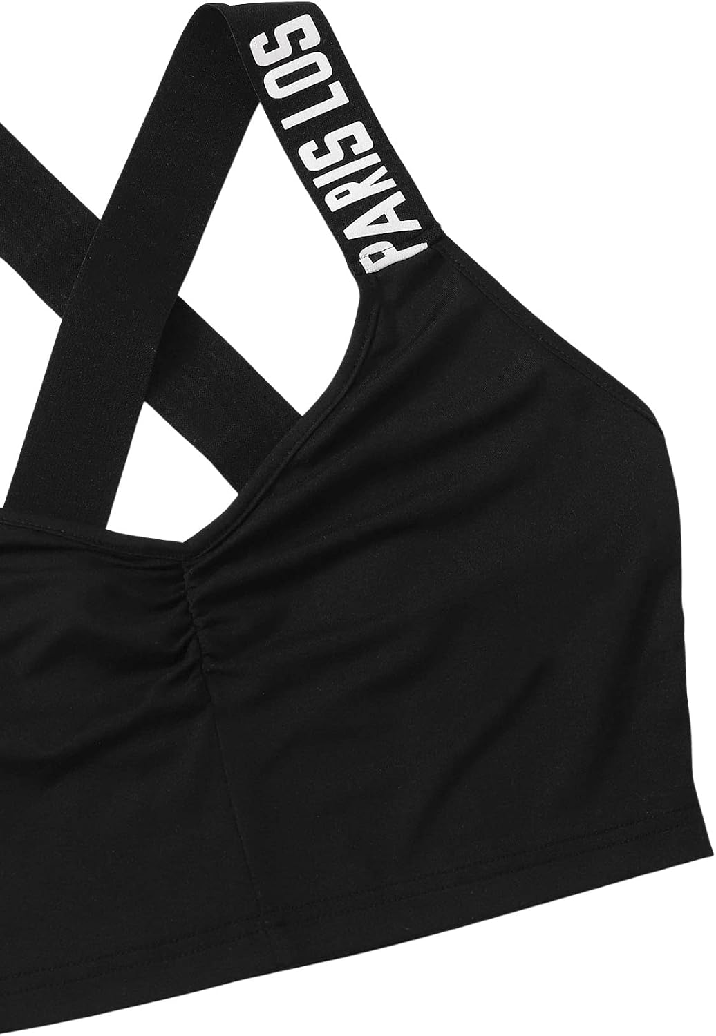 SHEIN Women's Striped Crop Tank Top and Leggings Tracksuit Set