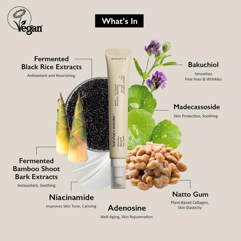 Haruharu Wonder Black Rice Bakuchiol Eye Cream -.