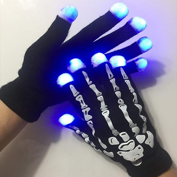 Halloween Led Light Up Gloves */