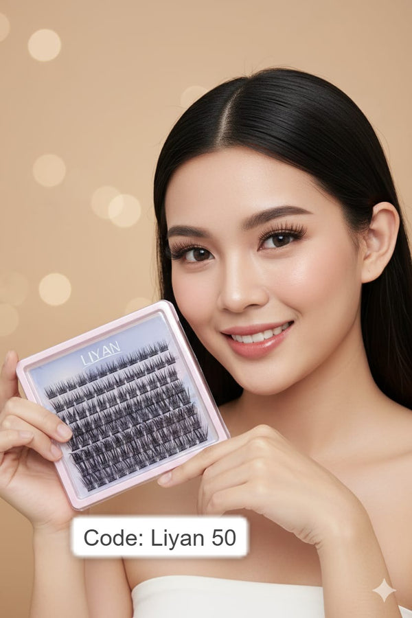 Shein 96Pcs Liyan Premium Volume Lash Clusters, Code: Liyan 50 +