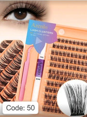 Shein Cluster Lashes 144 Individual Lashes Clusters Eyelash, Code: 50 -.