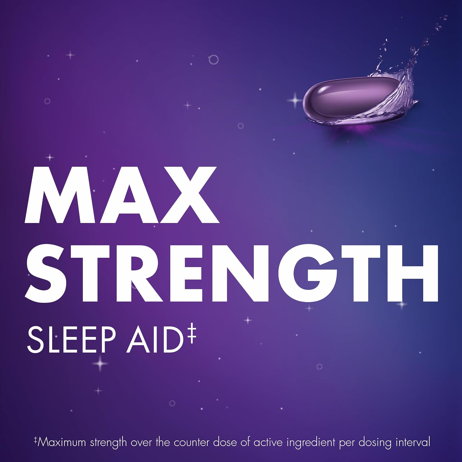 Vicks ZzzQuil Sleep Aid Liquicaps, Diphenhydramine HCl, Over-the-Counter Medicine, 48 Count