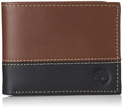 Timberland Men's Hunter Colorblocked Passcase, Black/Brown  +