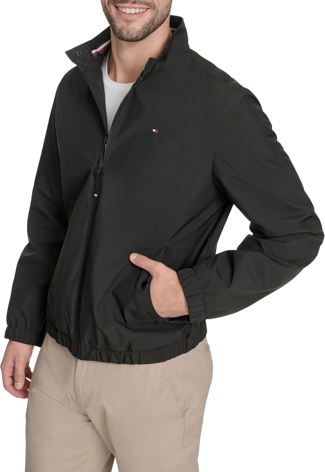Men's Tommy Hilfiger Stand Collar Bomber Jacket