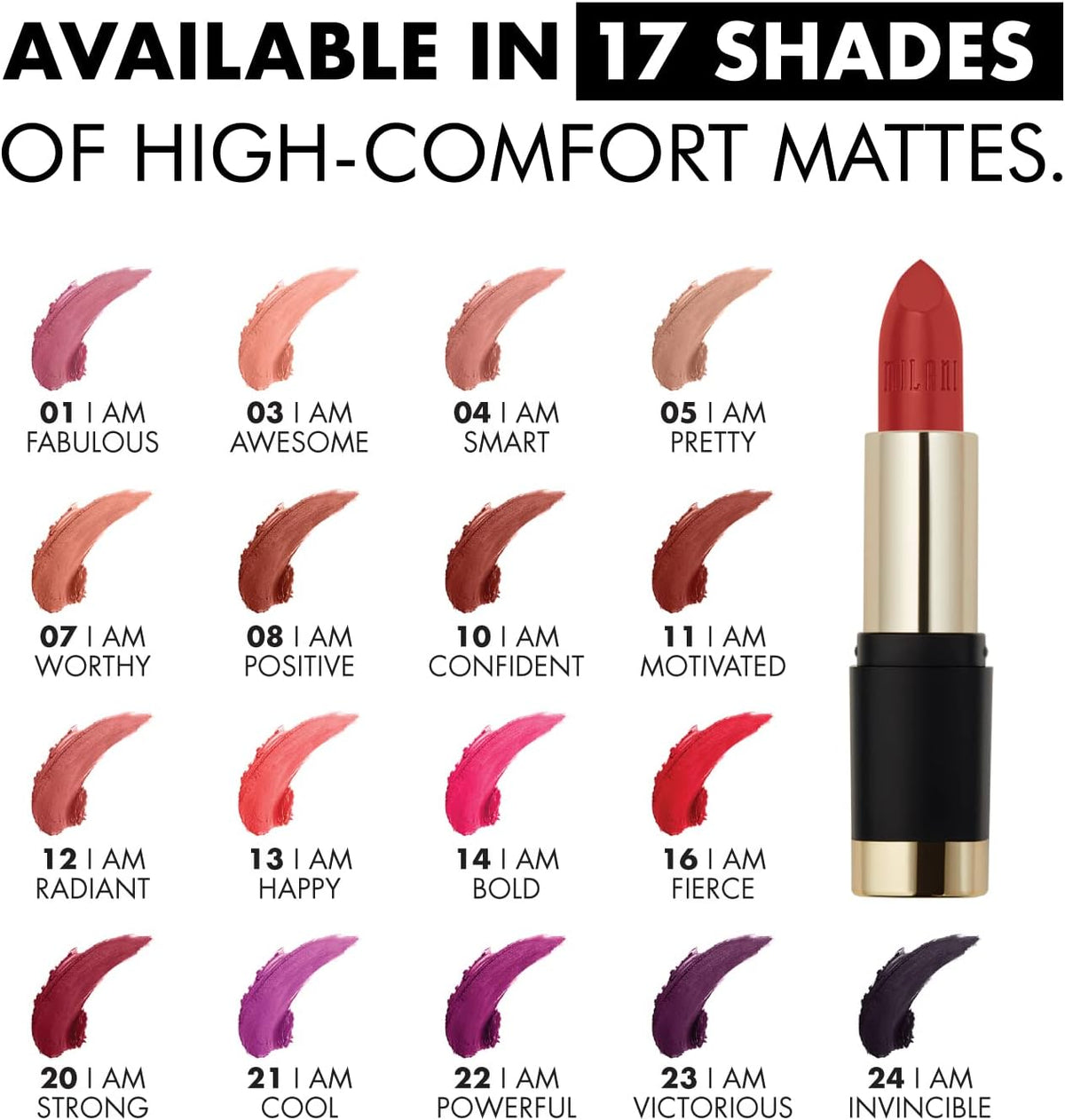 Women's Milani Bold Color Statement Matte Lipstick I Am Bold