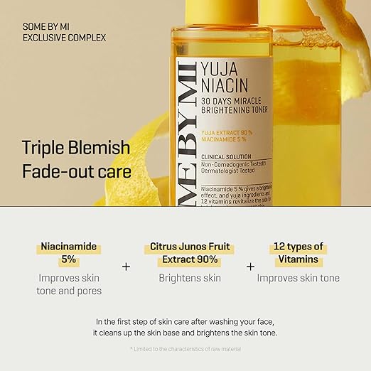 SOME BY MI Yuja Niacin 30 Days Miracle Brightening Toner 150ml. -.