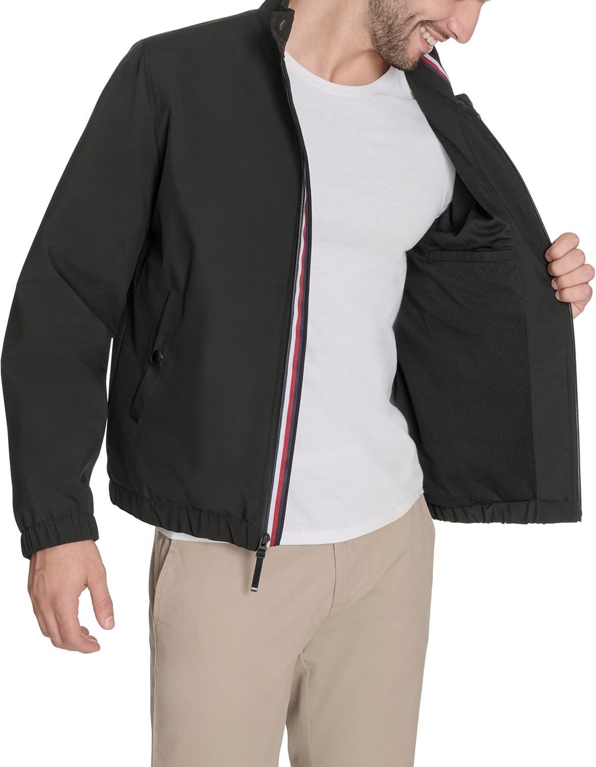 Men's Tommy Hilfiger Stand Collar Bomber Jacket