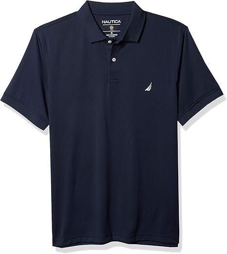 Nautica Men's Classic Fit Solid Golf Polo Polo Shirt, 3XL +