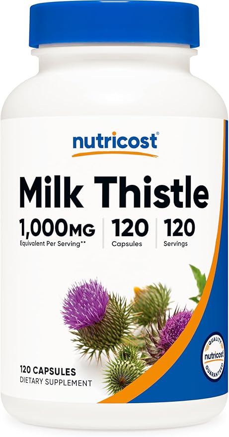 Nutricost Milk Thistle, 1000mg Equivalent +