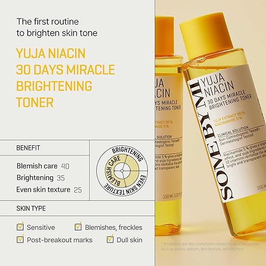 SOME BY MI Yuja Niacin 30 Days Miracle Brightening Toner 150ml. -.