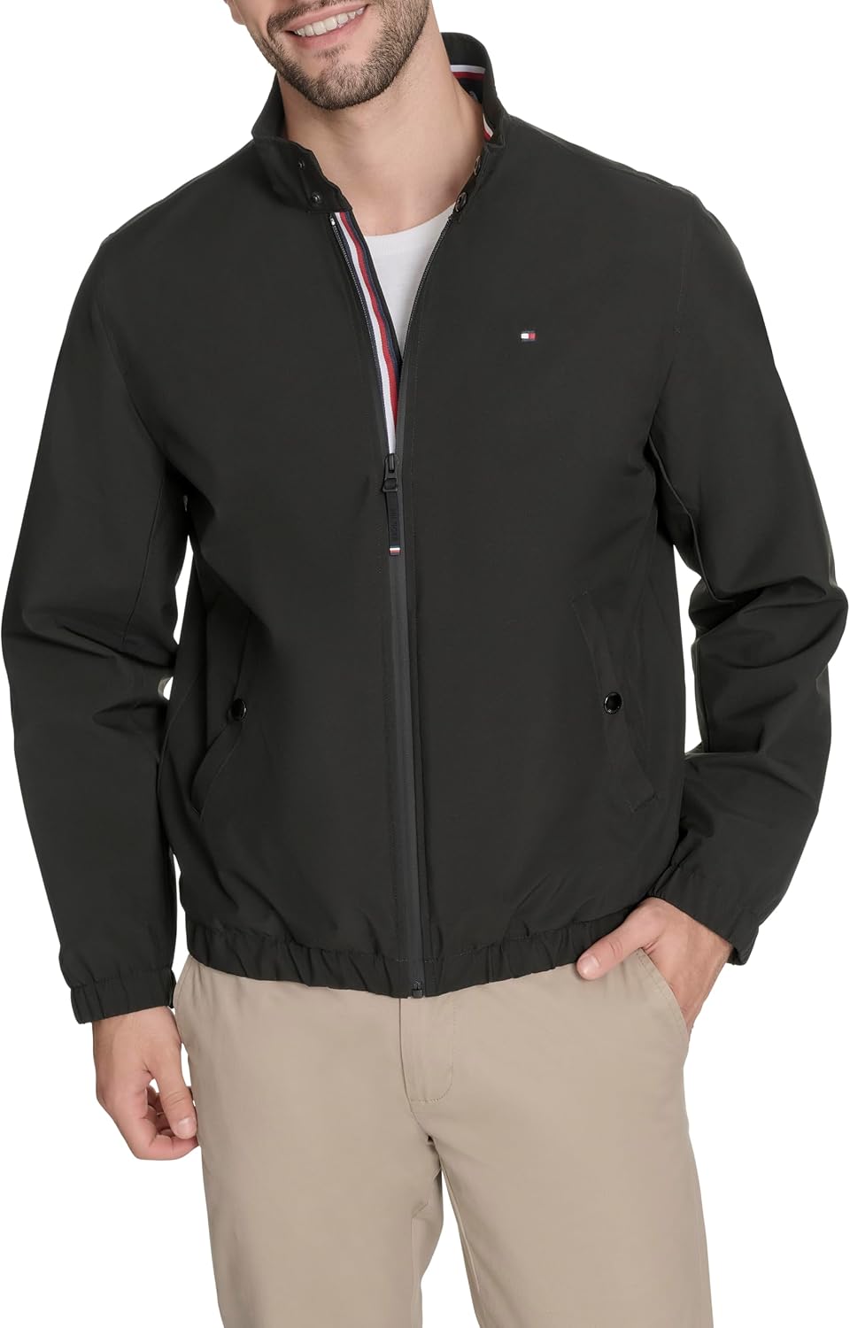 Men's Tommy Hilfiger Stand Collar Bomber Jacket