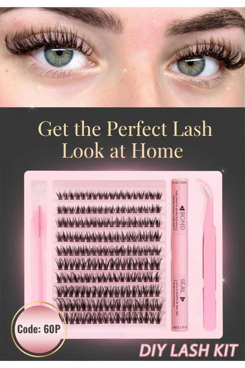 Shein 180PCS Large Capacity False Eyelash Extension Set, Code: 60P +