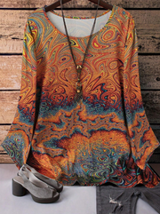Shein Plus Size Floral Print Round Neck Short Sleeve Casual T-Shirt, XXL -.