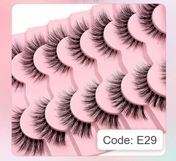 Shein High Volume False Eyelashes Fluffy 3D Lashes, Code: E29 +
