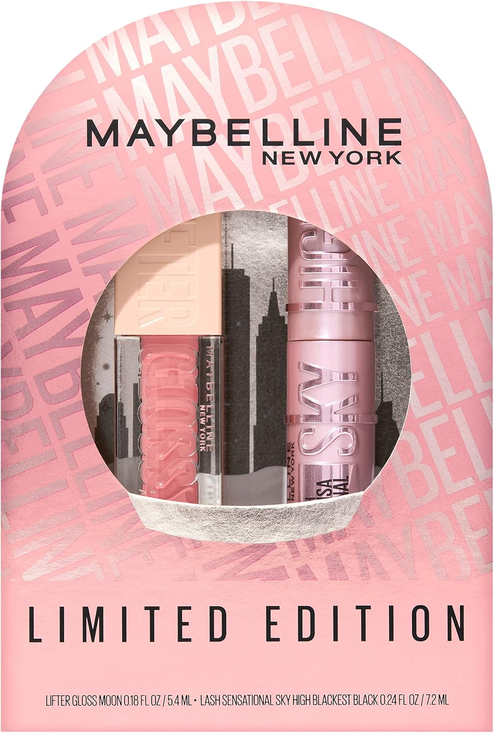Maybelline Lash Sensational Sky High Mascara and Lifter Gloss Gift Set