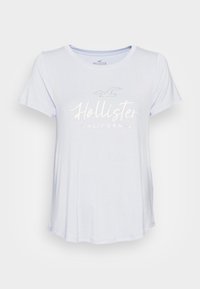 Women's Hollister Co. Purple Graphic Print Crew Neck T-Shirt