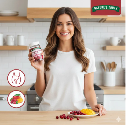 NATURE'S TRUTH Cranberry Gummies, 30 Gummies +