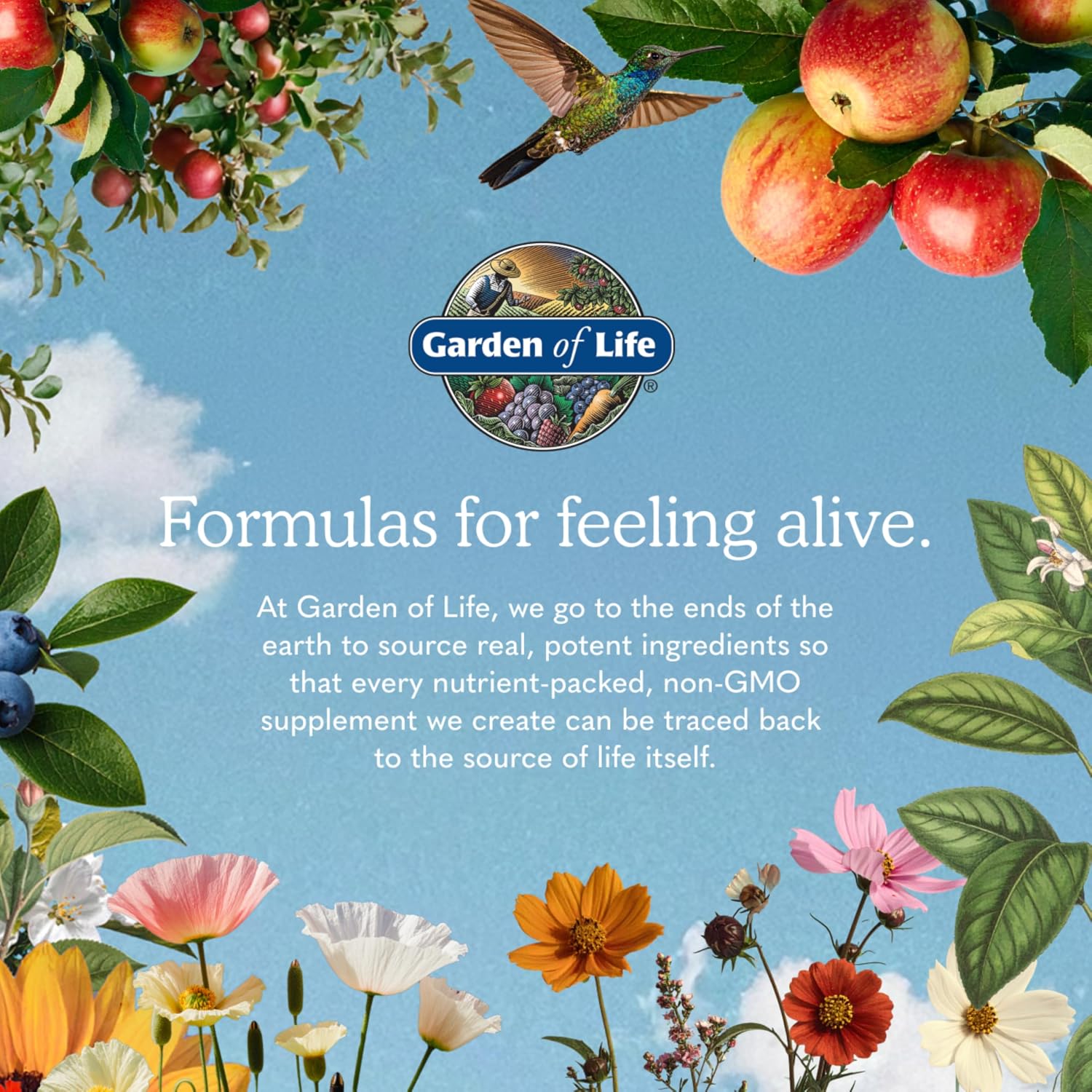 Garden of Life Probiotics for Men Dr Formulated 50 Billion CFU 15 Probiotics + Organic Prebiotic Fiber for Digestive, Colon & Immune Support, Daily Gas Relief, Dairy Free, Shelf Stable, 30 Capsules